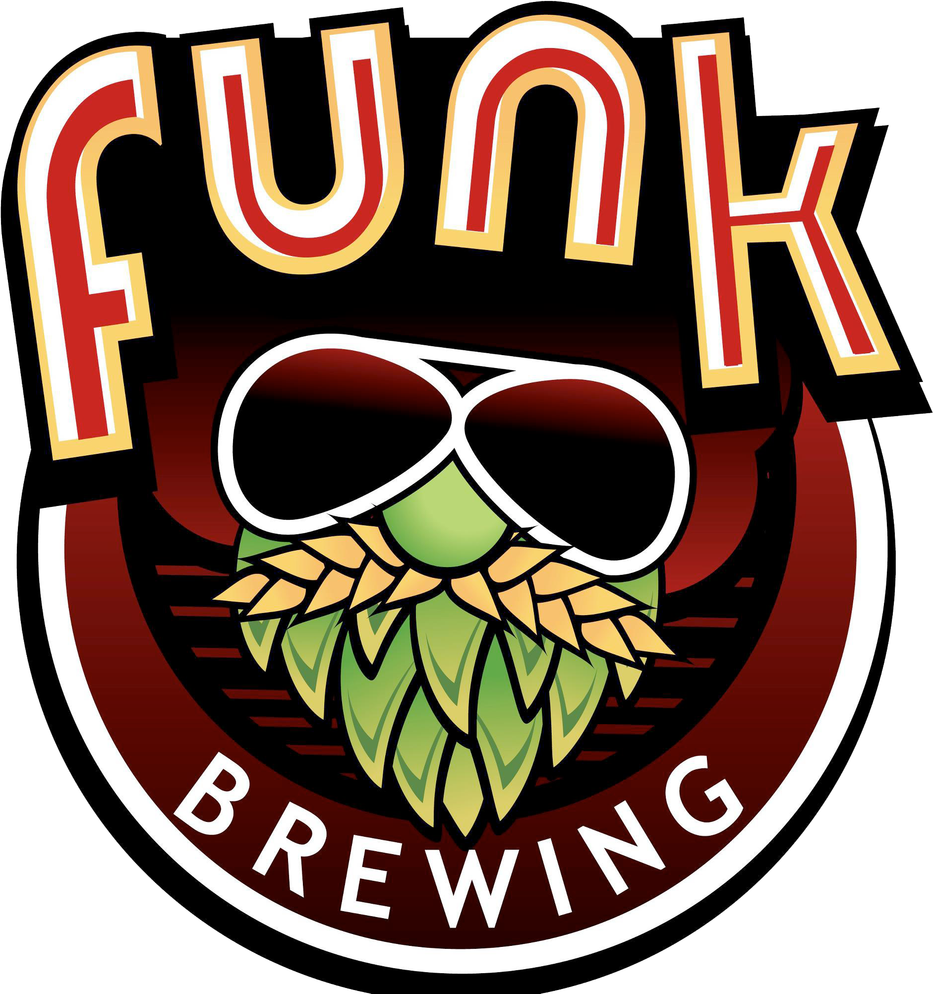 Funk Citrus Poured A Cloudy Golden Color With A Smaller - Brewing Company Funk Brewing Clipart (2016x2016), Png Download