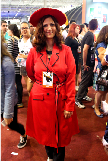 Carmen Sandiego Na Ccxp - Costume Hat Clipart (800x533), Png Download