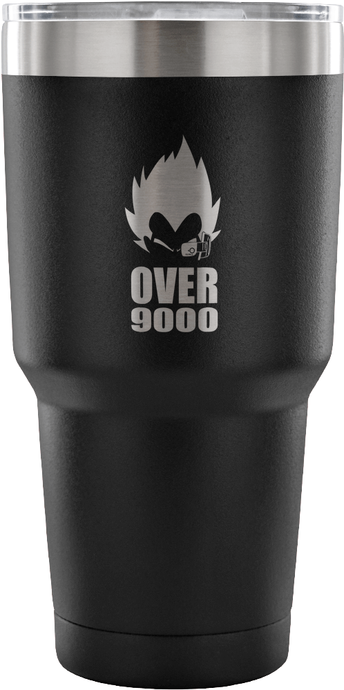 Vegeta Over 9000 Vacuum Tumbler 30 Oz $20 - Best Friend Tumbler Cups Clipart (1024x1024), Png Download