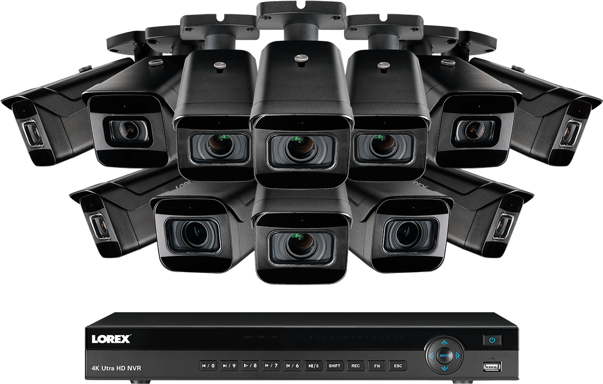 4k Real Time 30fps Recording 4k Ultra Hd Ip 16 Channel - Cctv Packages In Uk Usa Clipart (1181x753), Png Download