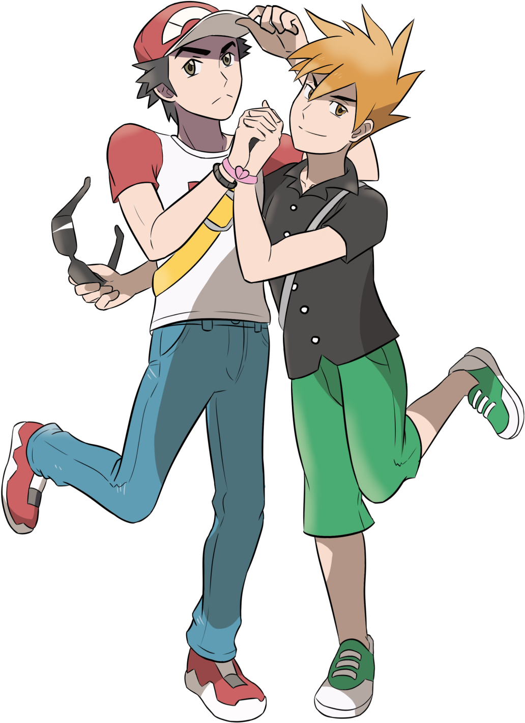 “honeymooners Red And Green Want To Battle I'm Like - Cartoon Clipart (1280x1536), Png Download