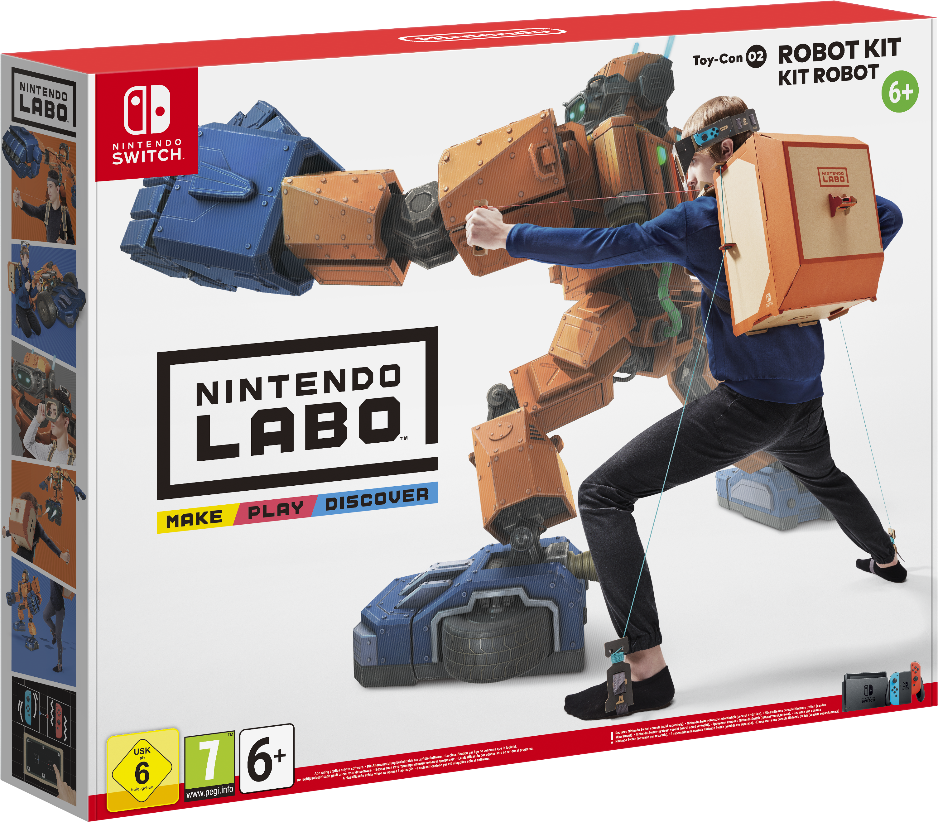 Hacp Adfv Eupkge01 02 R - Nintendo Labo Toycon 02 Robot Kit Clipart (4000x3500), Png Download