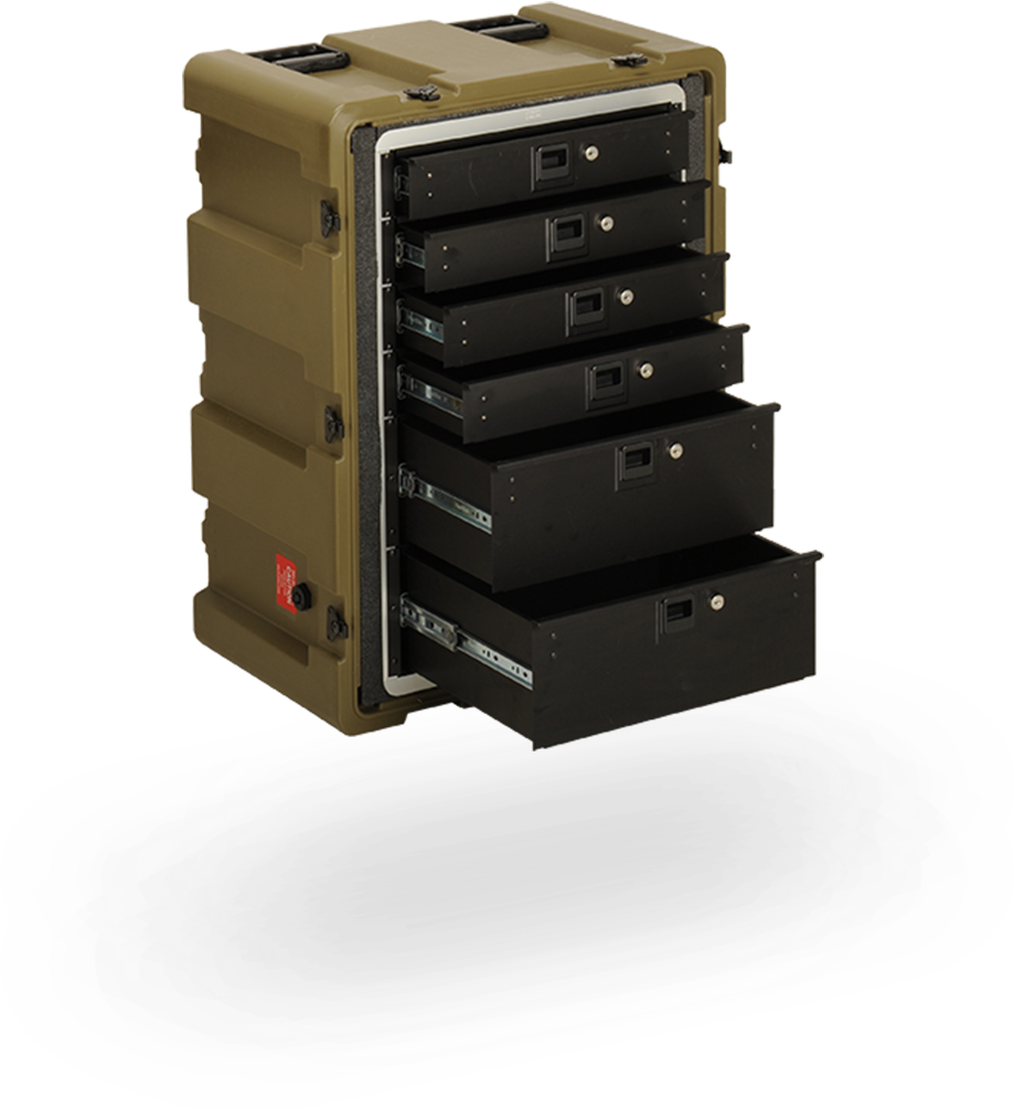 Military Drawer Cases - Disk Array Clipart (1368x1070), Png Download