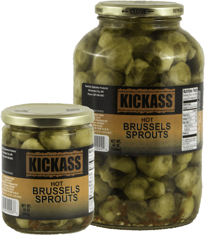 Hot And Spicy Brussels Sprouts - Spreewald Gherkins Clipart (900x900), Png Download