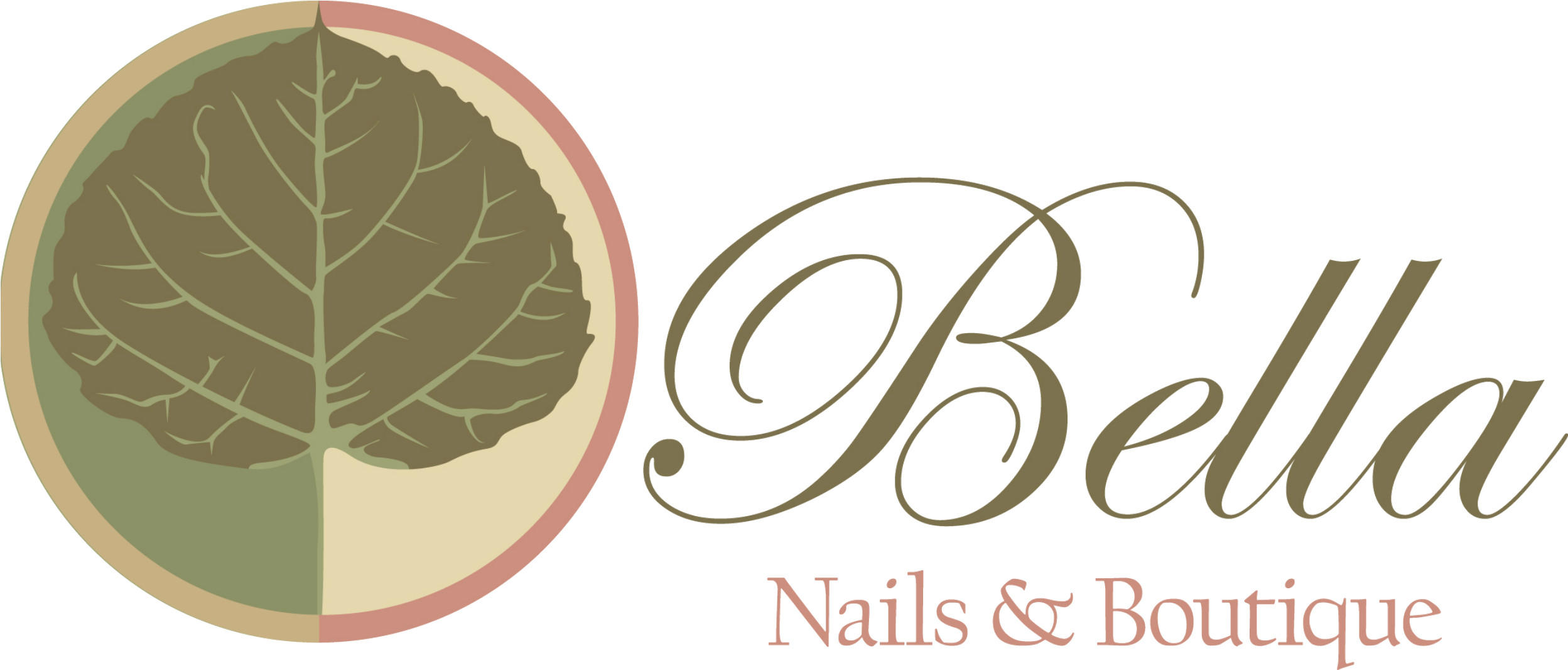 > - Bella Nails Logo Clipart (2522x1117), Png Download
