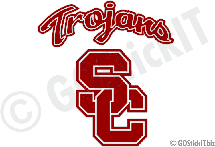 Usc Trojans Logo - Springfield Catholic Fighting Irish Clipart (800x545), Png Download