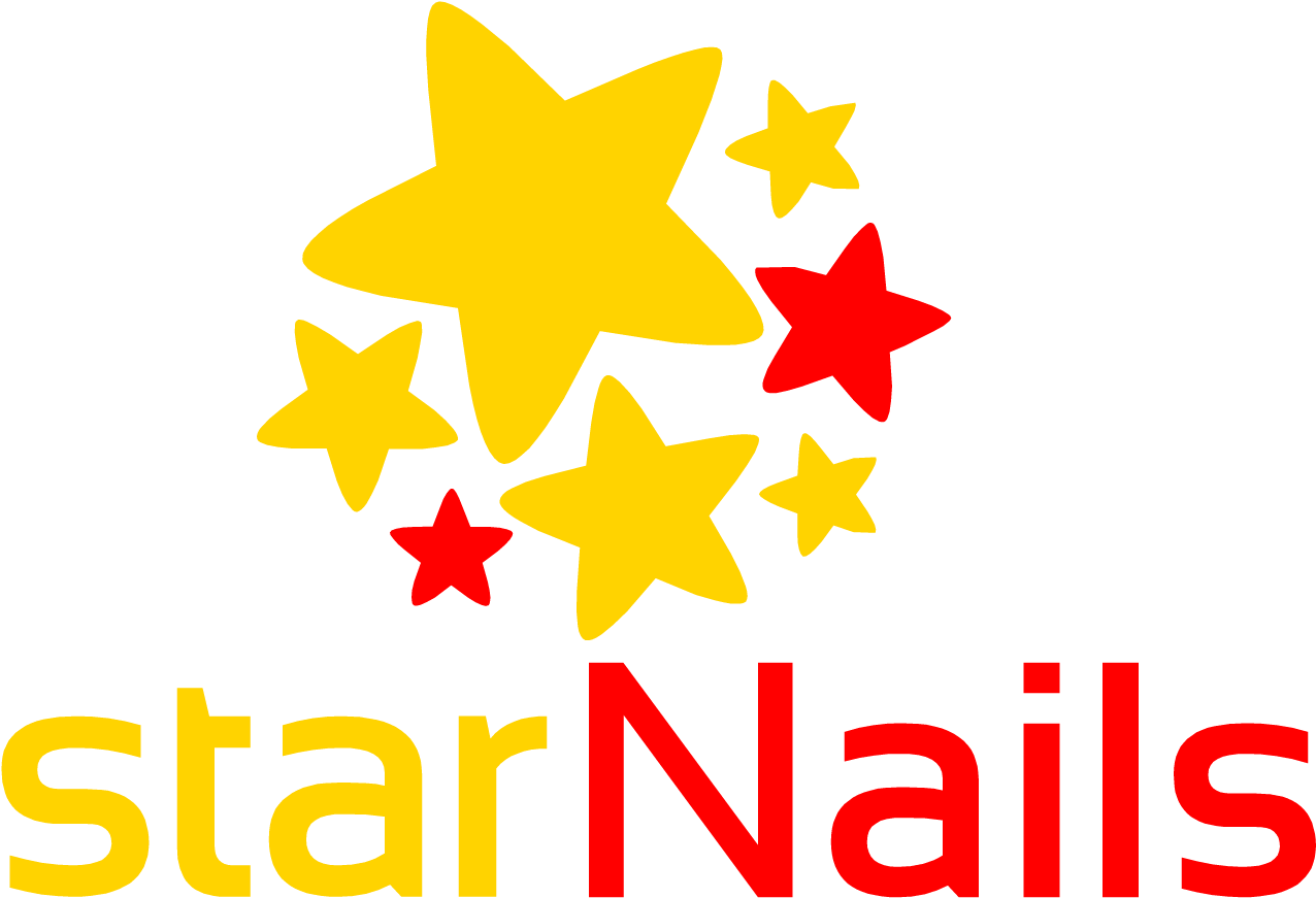 Star Nails - Clipart Pink And Gold Stars - Png Download (1413x960), Png Download
