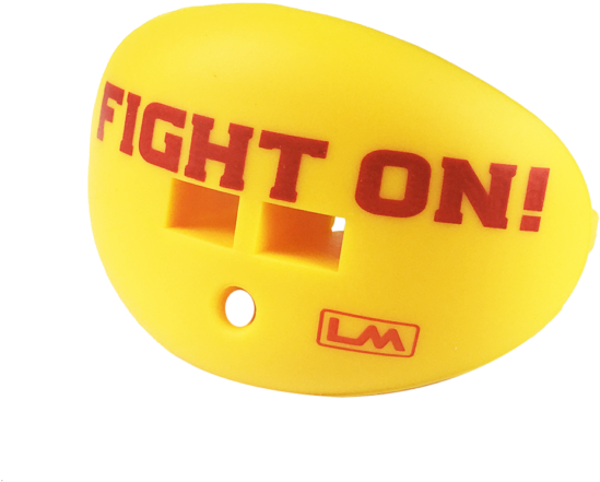 Usc Fight On Cardinal Red Yellow Football Mouthpiece - Ultimate Clipart (640x640), Png Download
