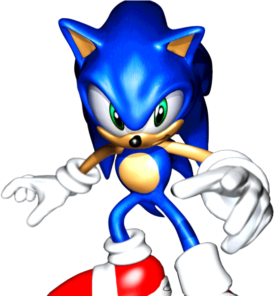 #sonic 3d 2 From The Official Artwork Set For #sonicadventure - Sonic Adventure Dx Sonic Clipart (600x600), Png Download