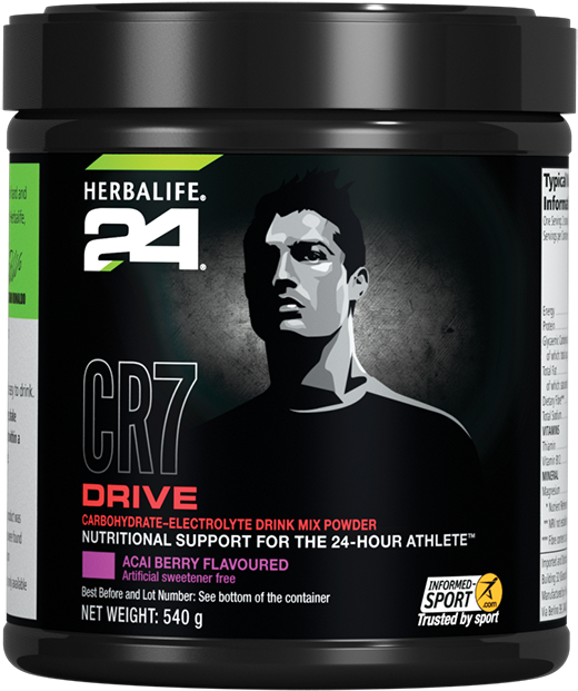 Key Features And Benefits - Herbalife Cr7 Canister Clipart (600x717), Png Download