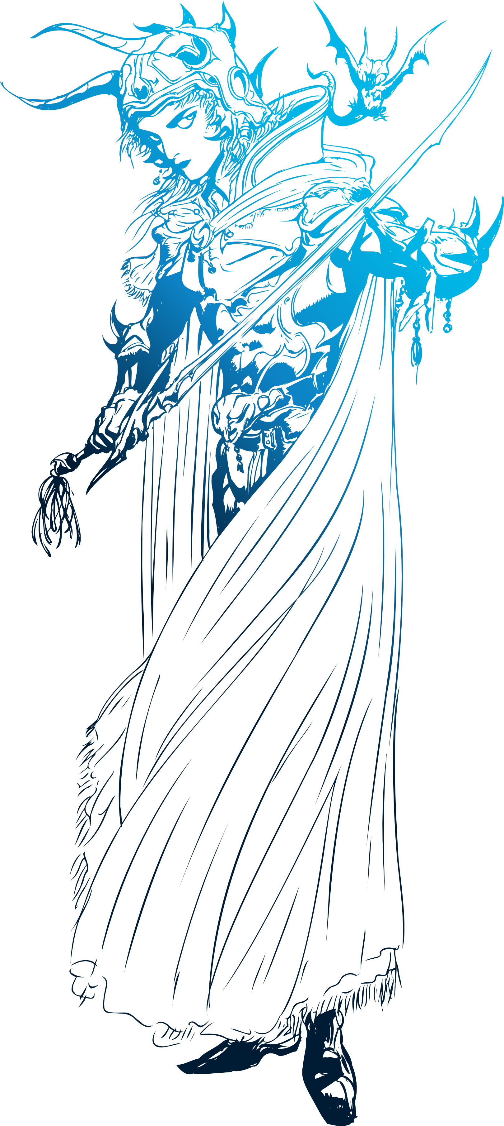 Final Fantasy I - Art Final Fantasy Xii Clipart (1620x3614), Png Download