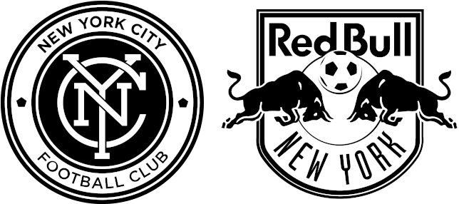 Nycfc Red Bulls - Nyc Football Club Logo Clipart (800x400), Png Download
