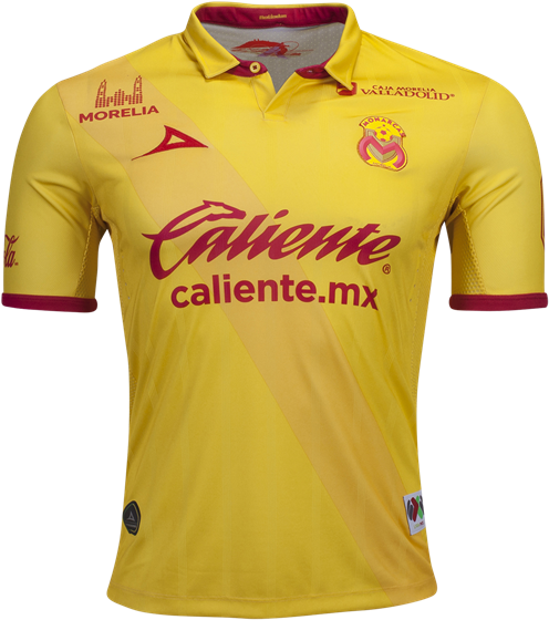 Morelia Home Jersey 16/17 - Liga Mx Jerseys 16 17 Clipart (600x600), Png Download