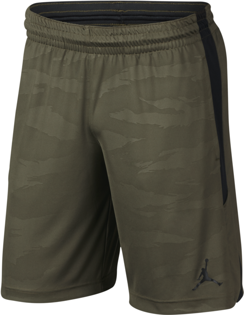 Air Jordan 23 Alpha Print Knit Short - Pocket Clipart (650x650), Png Download