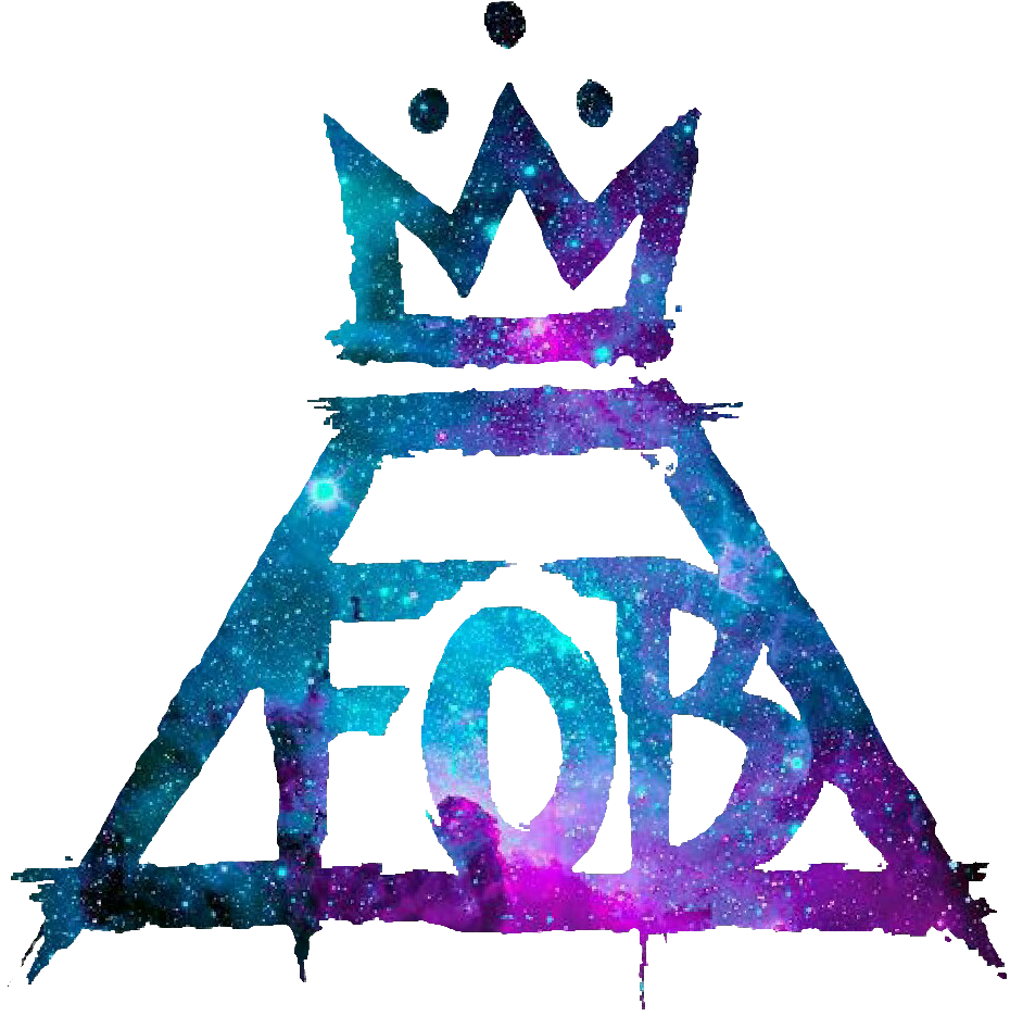 So I Made This Galaxy Fob Logo Myself - Fall Out Boy Logo 2018 Clipart (942x949), Png Download