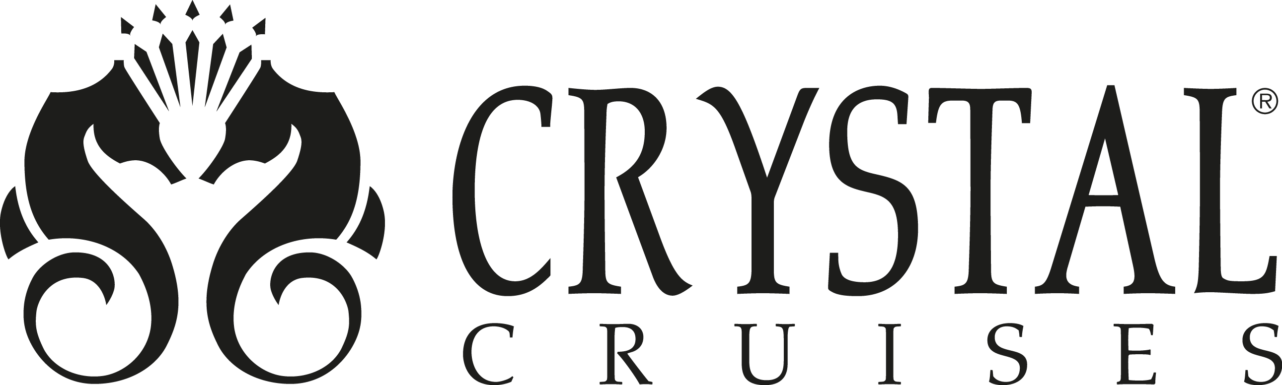 Crystal Cruises Logo - Crystal Cruises Logo Png Clipart (2581x776), Png Download