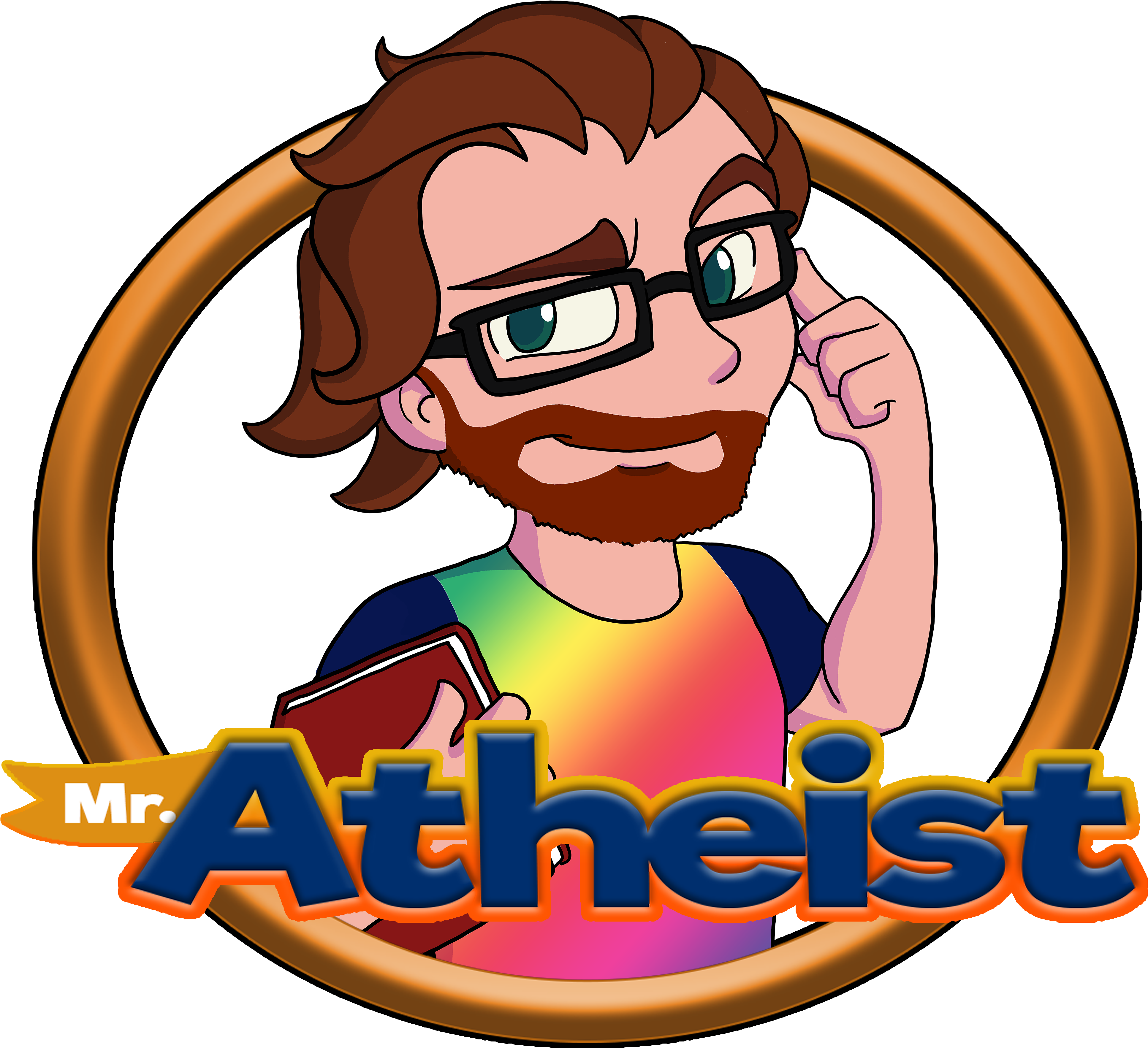 Atheist Logo Png , Png Download - Mr Atheist Clipart (3867x3531), Png Download