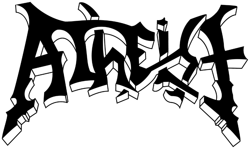Atheist - Death Metal Logos Png Clipart (800x479), Png Download