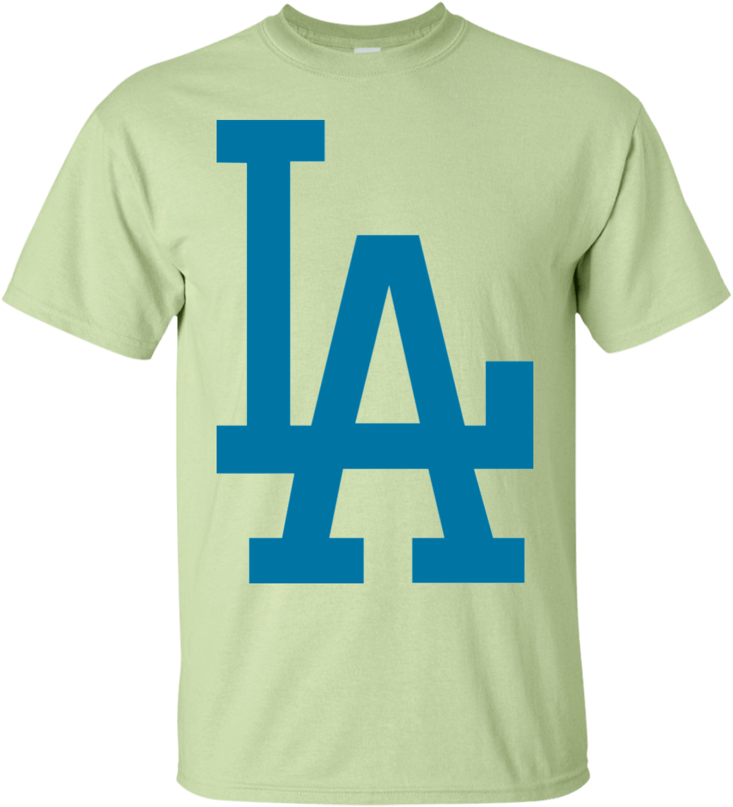 Los Angeles Dodgers Logo Men's T-shirt - Angeles Dodgers Clipart (1155x1155), Png Download