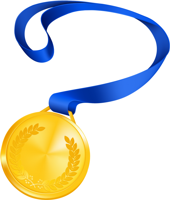Gold Medal Clipart Png Image - School Medal Clipart Png Transparent Png (715x715), Png Download