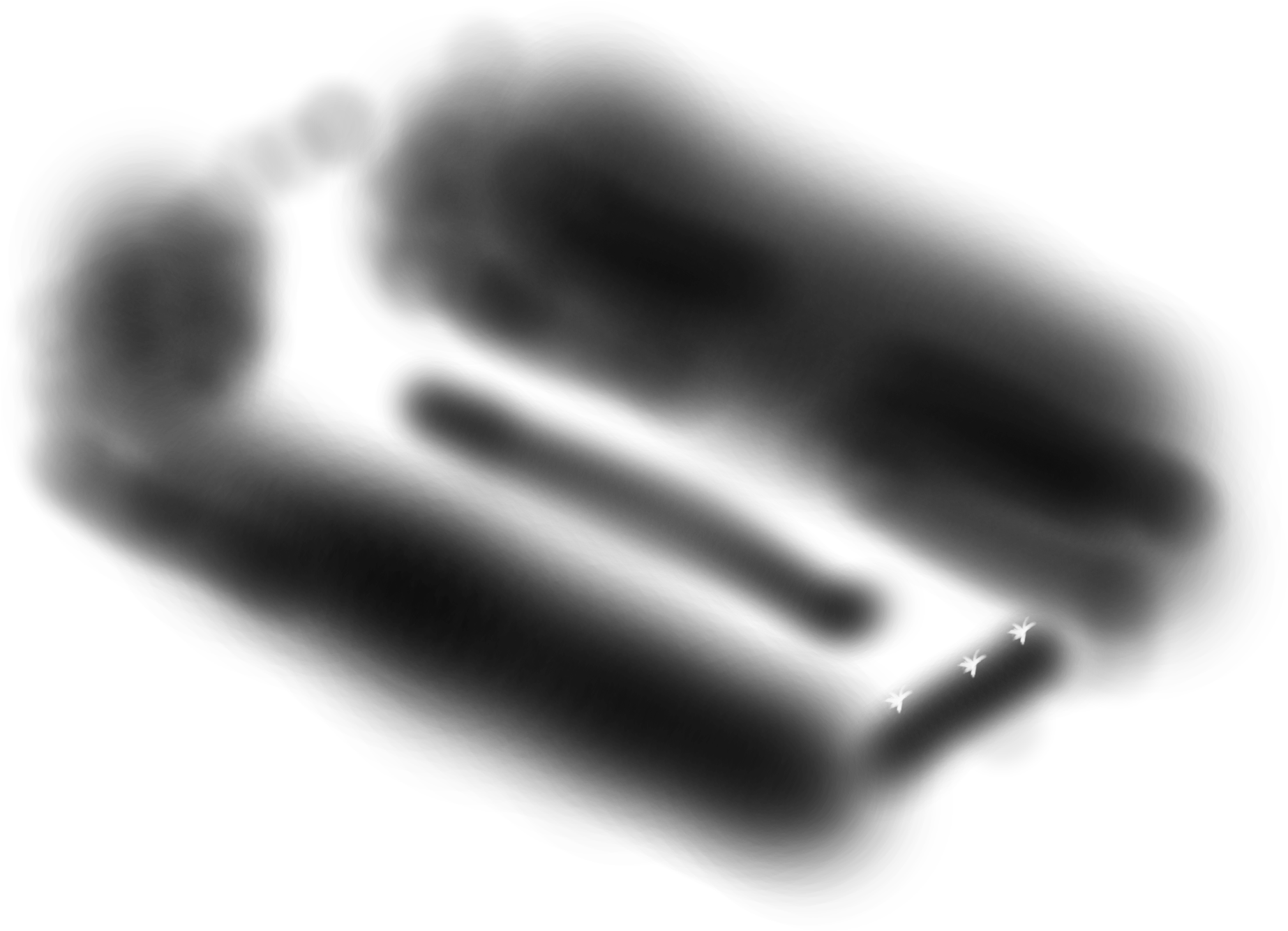 Ads Desfile Valentino Fumaça Preta - Monochrome Clipart (3184x2040), Png Download