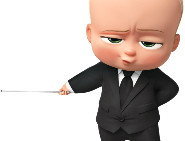 The Boss Baby Clipart Png - Baby Boss Birthday Invitation Card Transparent Png (640x480), Png Download