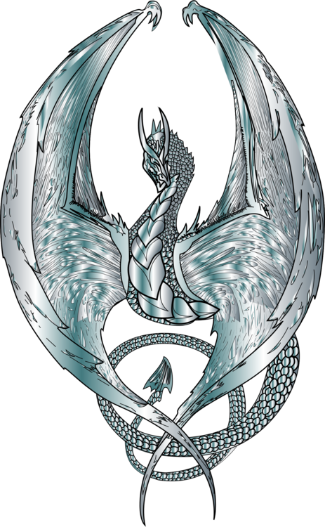 Fantasy Clipart Dragon - Dragon Fantasy Art Png Transparent Png (463x750), Png Download