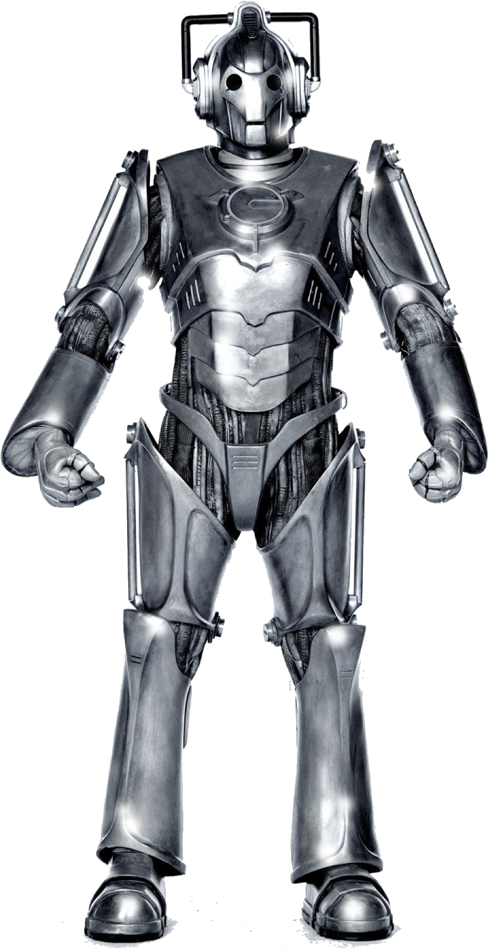 Cyberman Sticker - Doctor Who Cyberman Transparent Clipart (1024x1962), Png Download