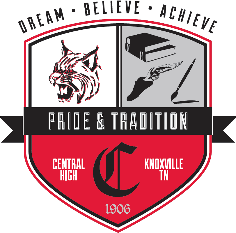 Central High School - Central High School Bobcats Knoxville Tn Clipart (810x808), Png Download