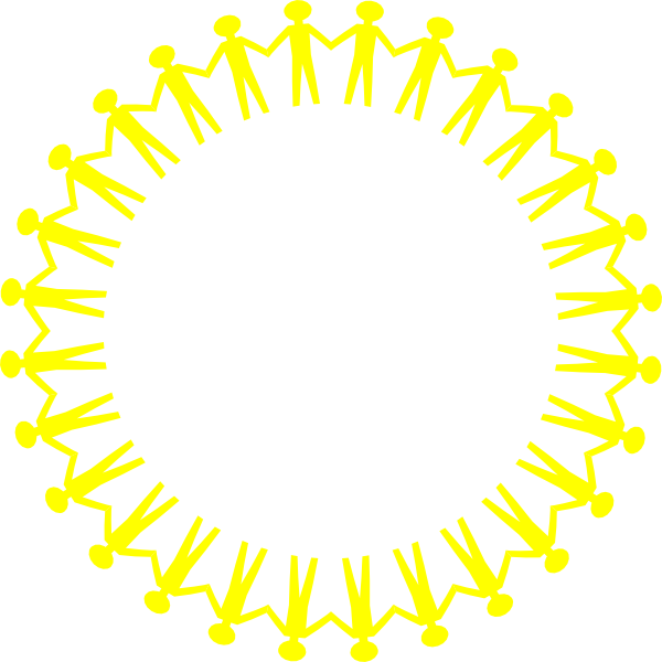 Family Reunion Art Clip At Vector Clip Art - Sahara India Pariwar Logo - Png Download (600x600), Png Download