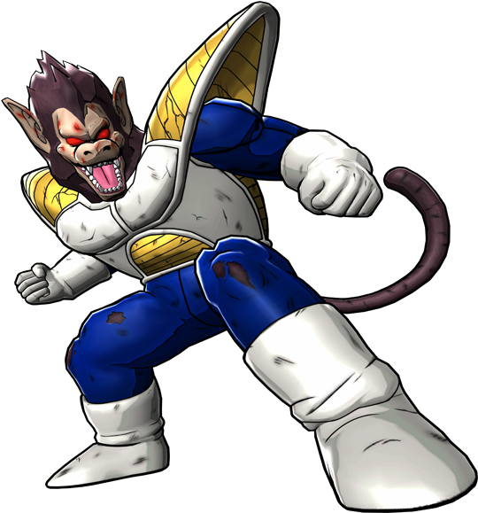 Dragon Ball Z Battle Of Z Buu , Png Download - Imagenes De Dragon Ball Z Vegeta Mono Clipart (540x579), Png Download