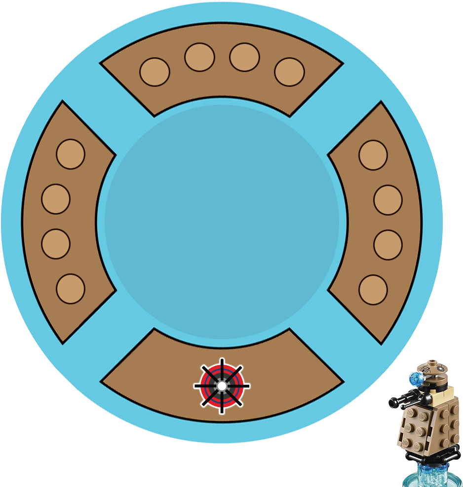 Lego Dimensions Wave 3 Toy Tag - Dalek Lego Dimensions Clipart (938x987), Png Download
