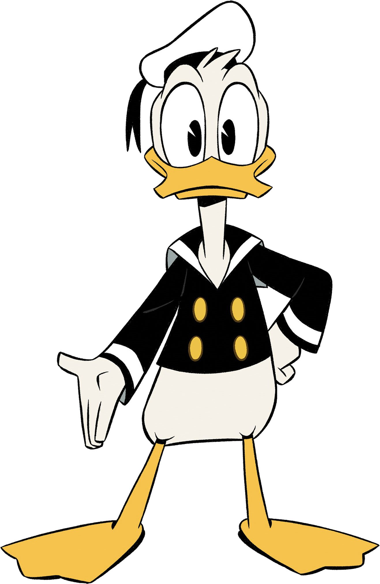 Ducktales Png - Donald Duck Ducktales 2017 Clipart (1421x2268), Png Download