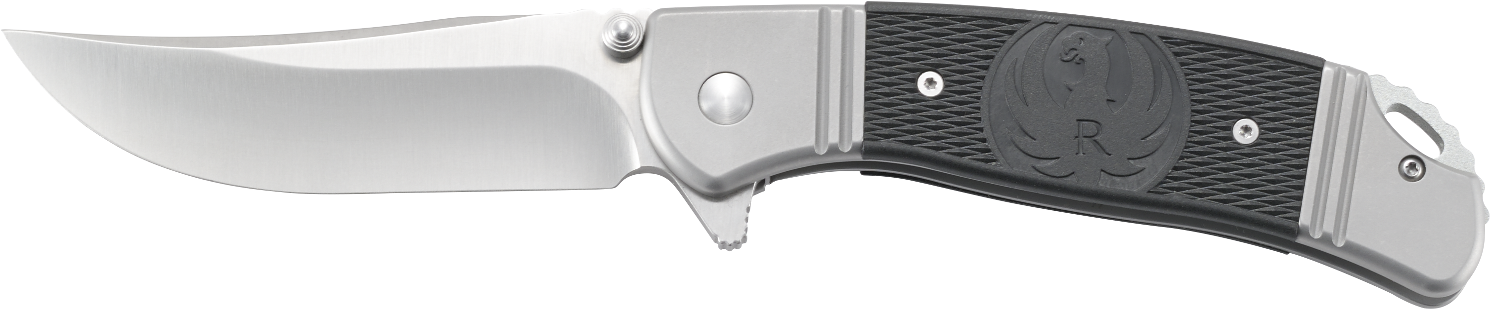 Crkt Ruger Hollow-point P R2301 Folding Knife With - Crkt Ruger Hollow Point Clipart (3226x1000), Png Download