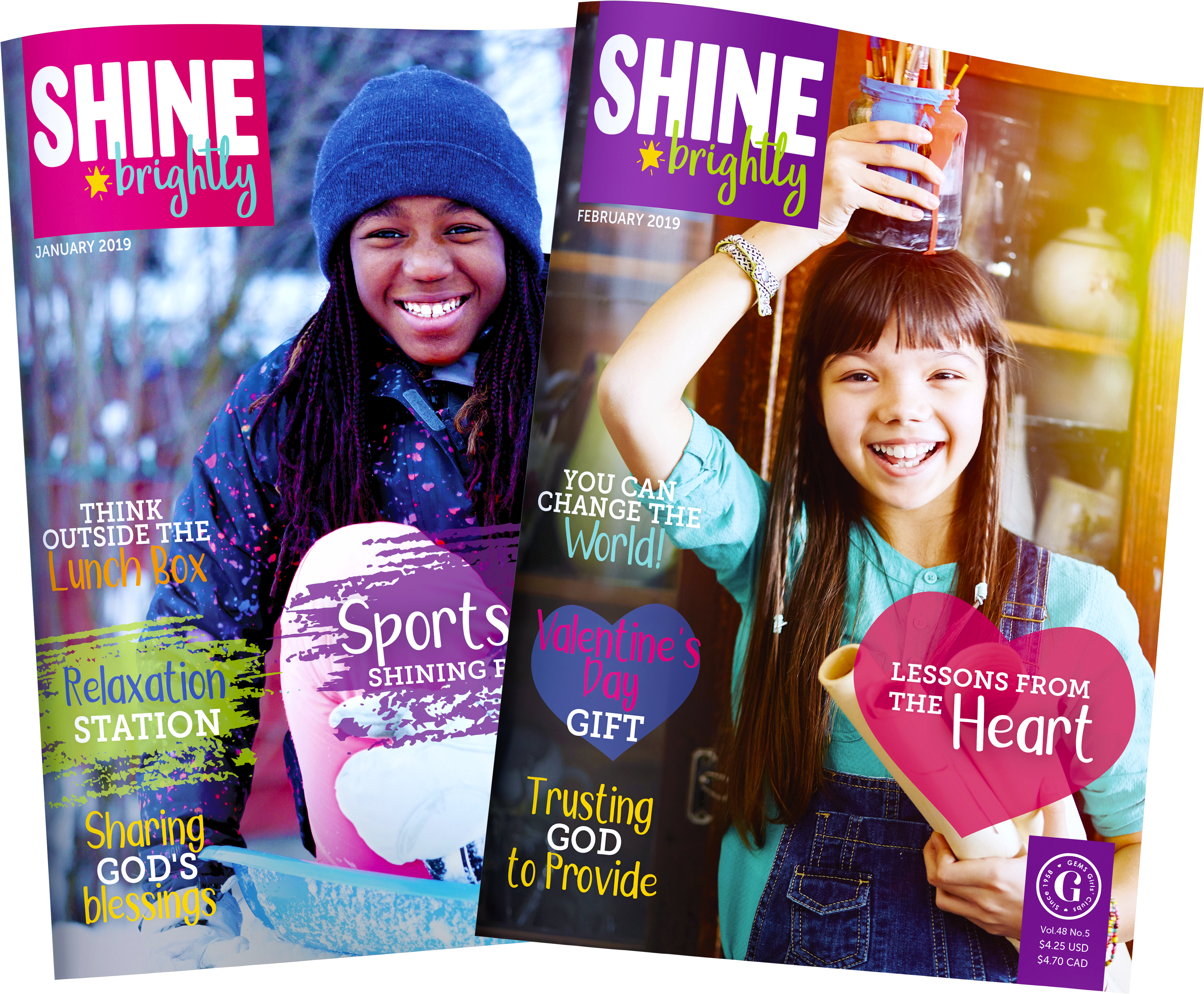 Shine Brightly Magazine Subscription Clipart (4874x3724), Png Download