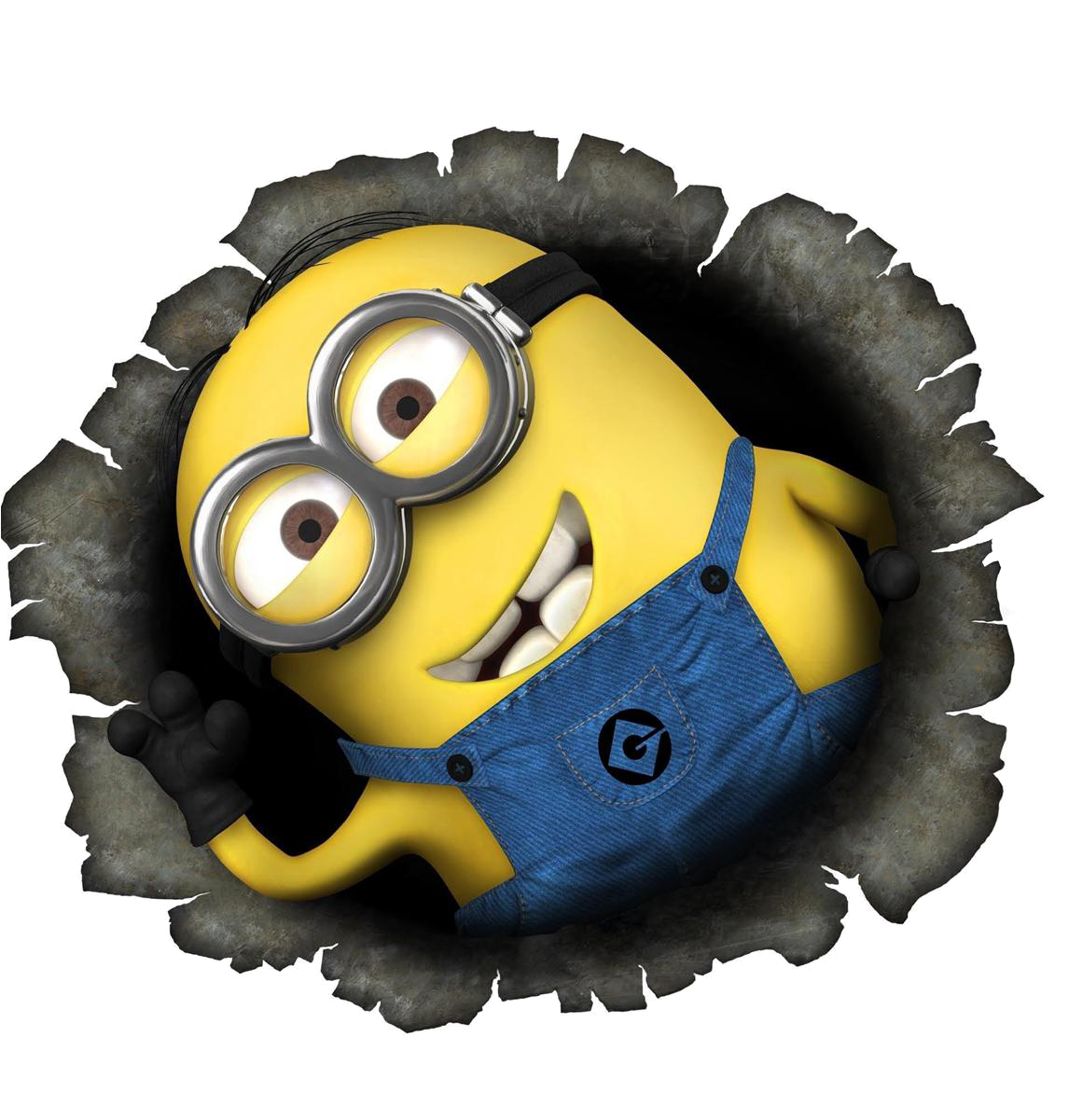 Despicable Me 575065 2 - Minions Hole Clipart (1600x1200), Png Download