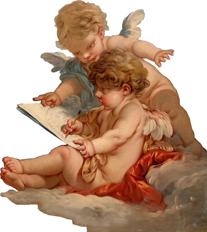 Cosas Para Photoscape - Cupids, Allegory Of Painting Clipart (714x800), Png Download
