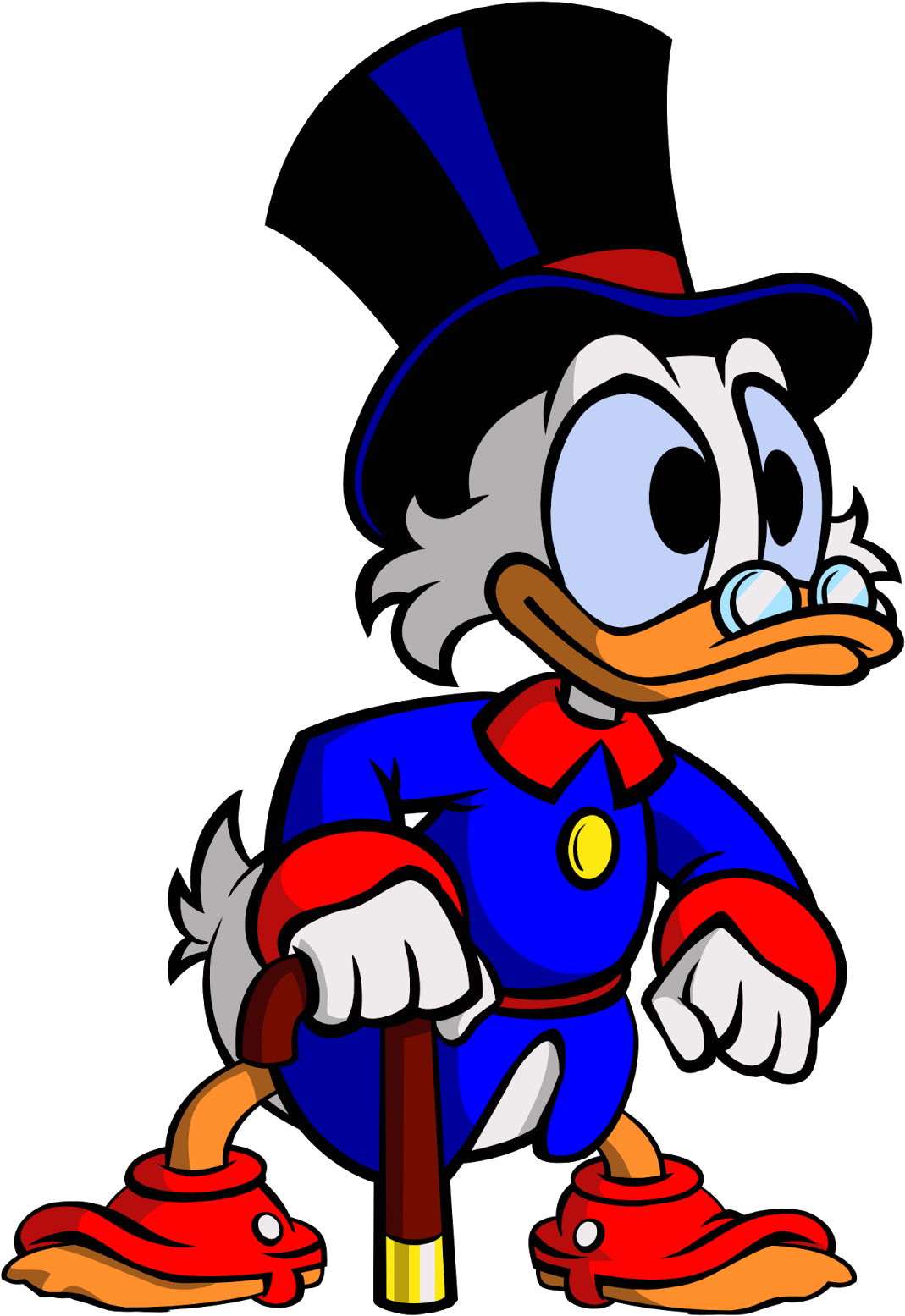 Pixels > 1600x1600, Background Isaac Flores - Scrooge Mcduck Ducktales Remastered Clipart (1600x1600), Png Download