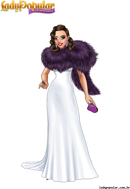 Gossip Girl - Lady Popular Clipart (600x800), Png Download