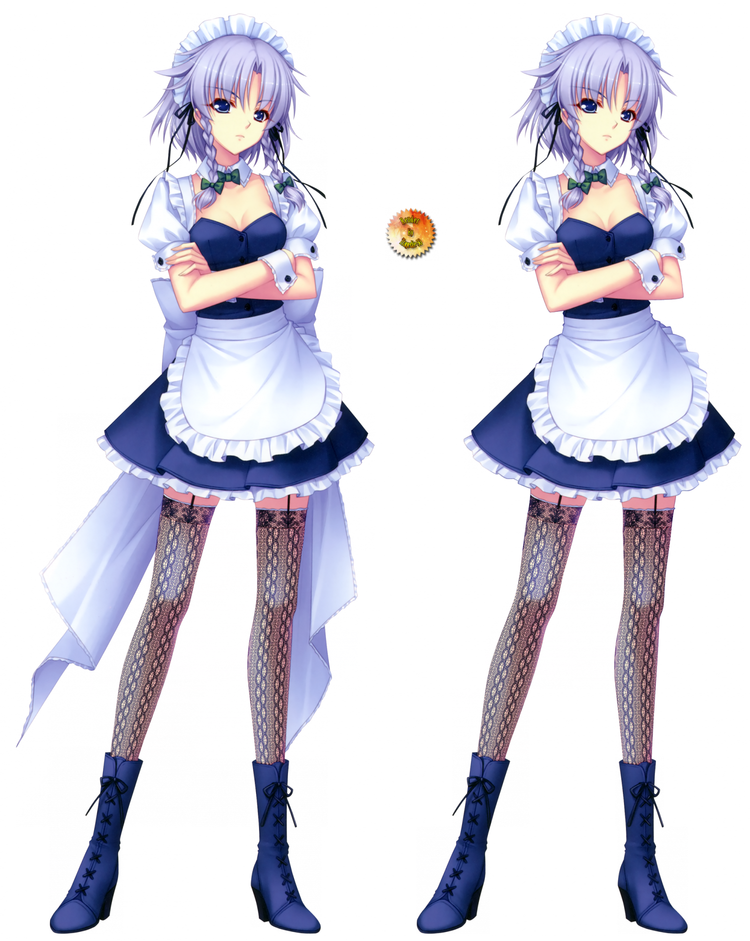 Izayoi Sakuya [3] - Sakuya Izayoi Clipart (1500x1880), Png Download