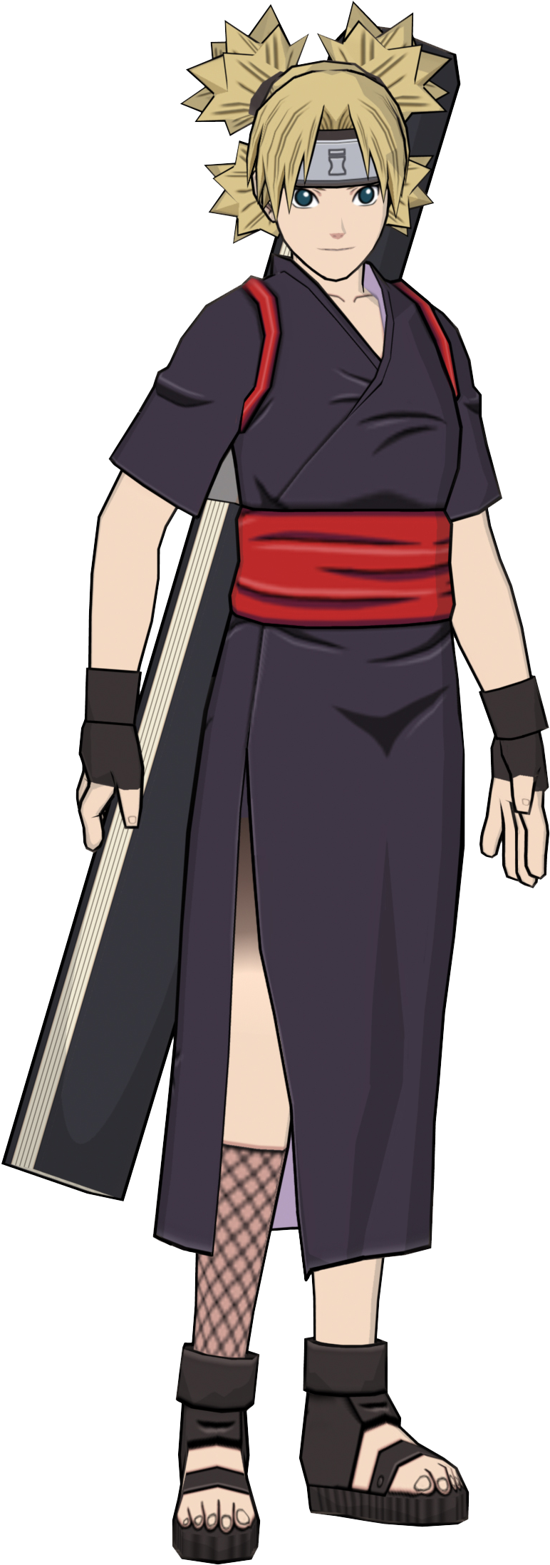 Temari Png - Naruto Clash Of Ninja Revolution Temari Clipart (828x2225), Png Download