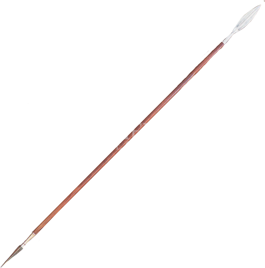 Double Ended Spear - Double Tipped Spear Clipart (1112x1112), Png Download