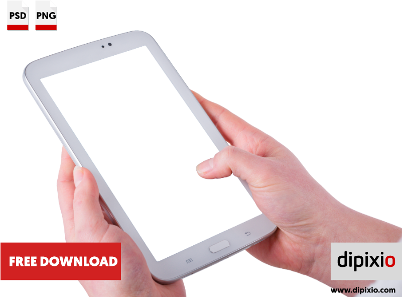 Tablet In Women Hands Free Download - Yellow Chilli Png Clipart (800x600), Png Download