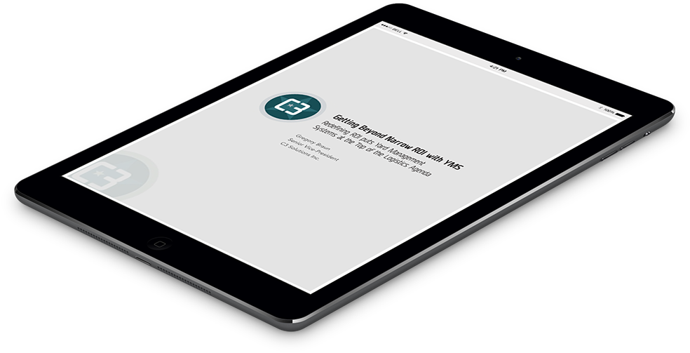 C3solutions Tablet Getting Beyond Narrow Roi With Yms - Floating Ipad Mockup Free Clipart (984x503), Png Download