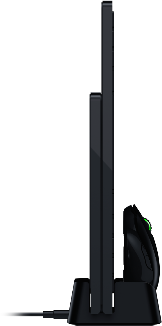 Razer Turret - Mouse And Lapboard - Us Layout Clipart (653x1280), Png Download