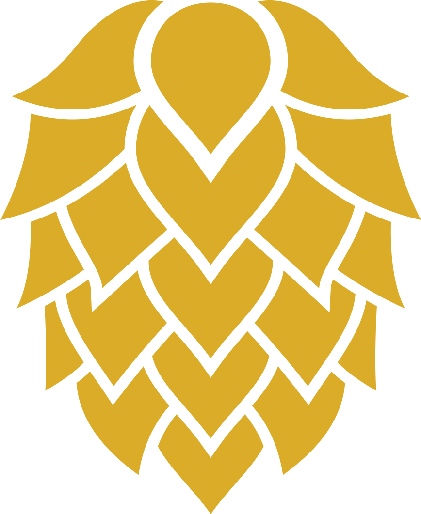 Our Beers - Beer Hop Stencil Clipart (1124x1201), Png Download