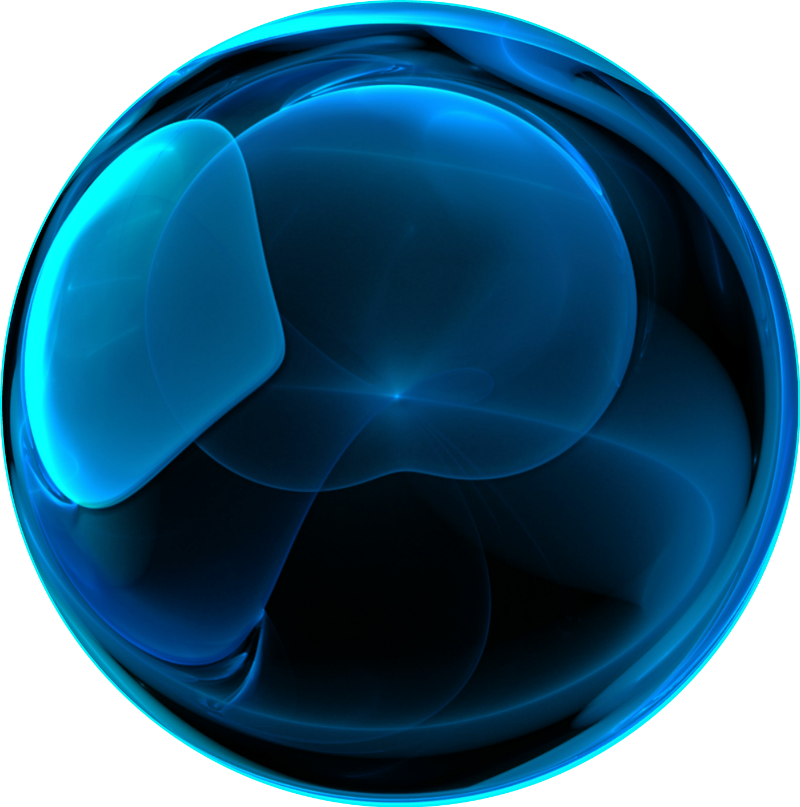 #glass #marble #ball #orb #bubble #blue #black - Blue Bubble Clipart (800x807), Png Download