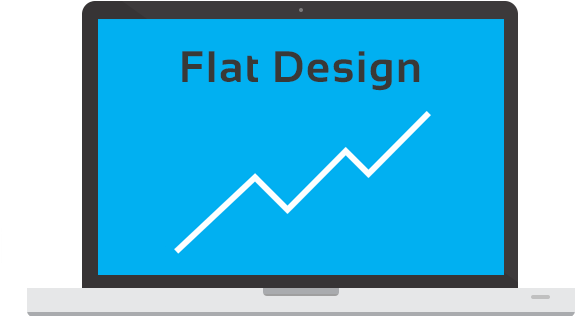 Flat Design Is More Than Just A Trend - Led-backlit Lcd Display Clipart (760x424), Png Download