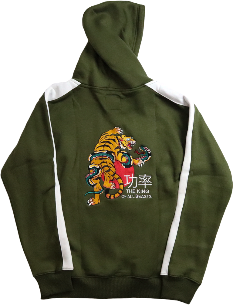 Traditional Tiger Hoodie Iii - Hoodie Clipart (1024x1024), Png Download