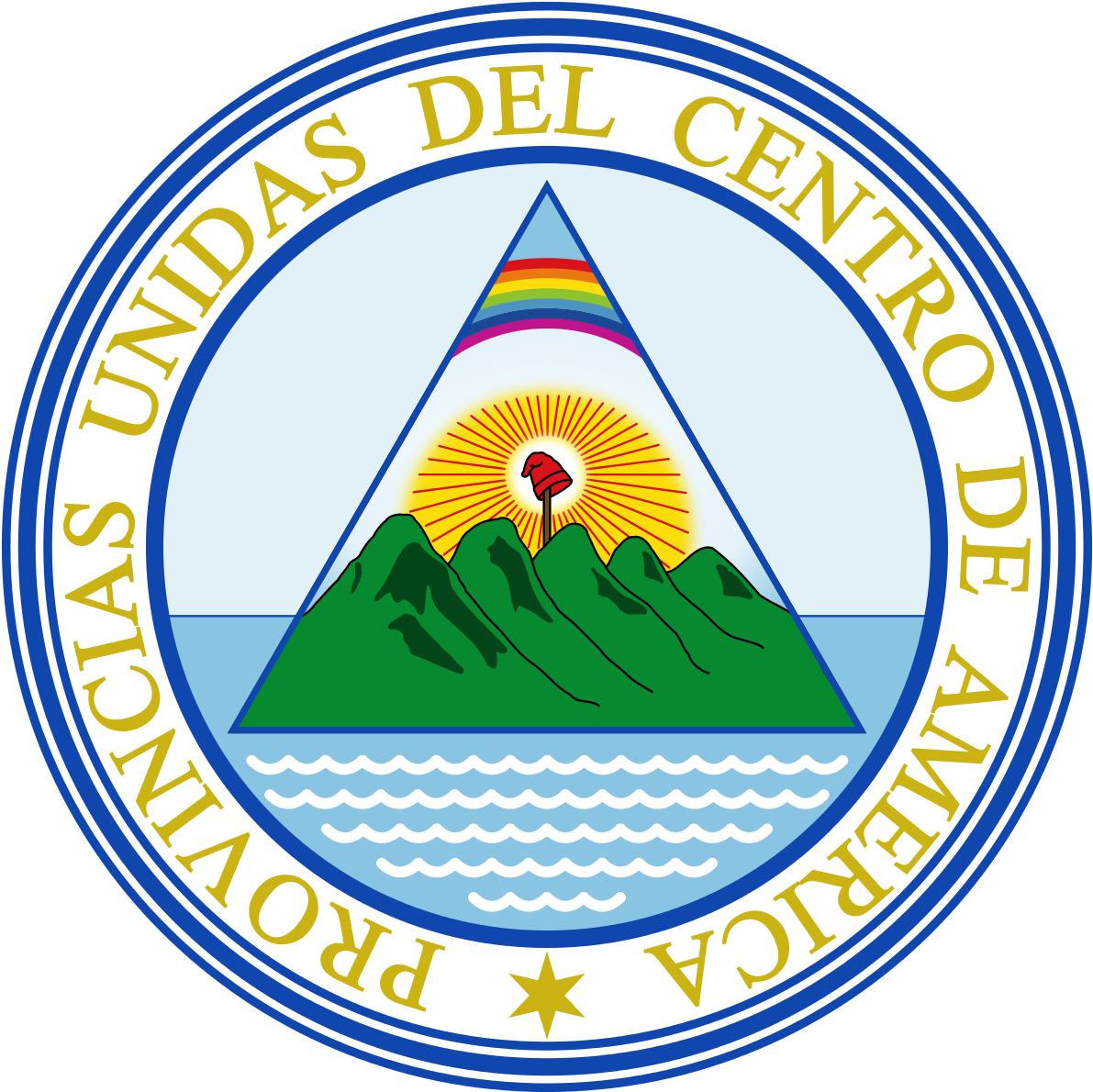 Himno Nacional De Las Provincias Unidas Del Centro - Provincias Unidas De Centro America Clipart (1200x1200), Png Download